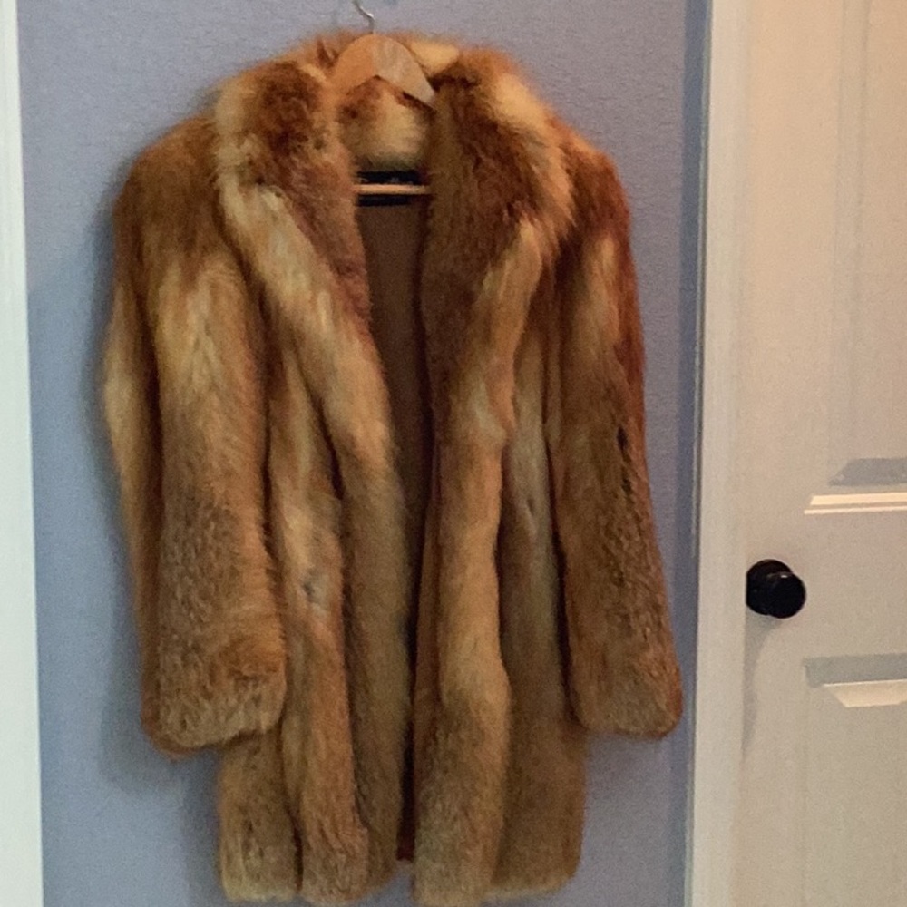 Designer Red Fox Coat